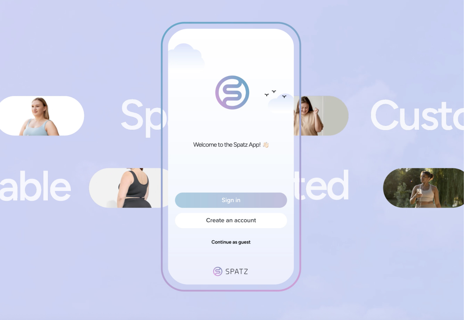 Spatz, Web and App UX design, brand identity design by Muze